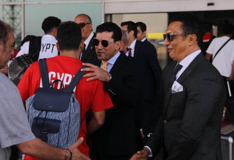 وزير الرياضة يستقبل بعثة منتخب مصر