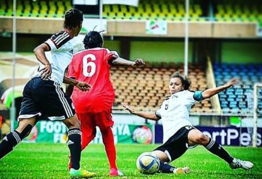 إنجي عطية قائدة منتخب مصر