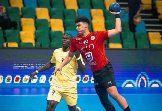 أوكا لاعب منتخب مصر لليد