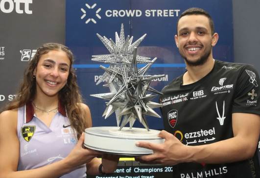 مصطفى عسل وهانيا الحمامي