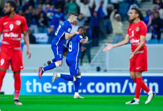 الهلال السعودي وشباب أهلي دبي