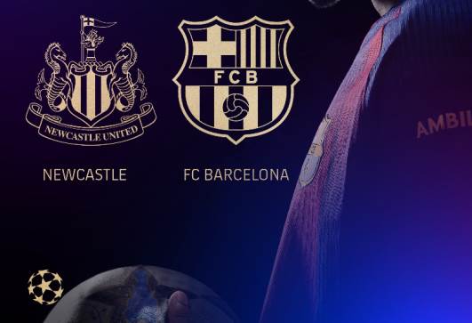 برشلونة ضد نيوكاسل يونايتد