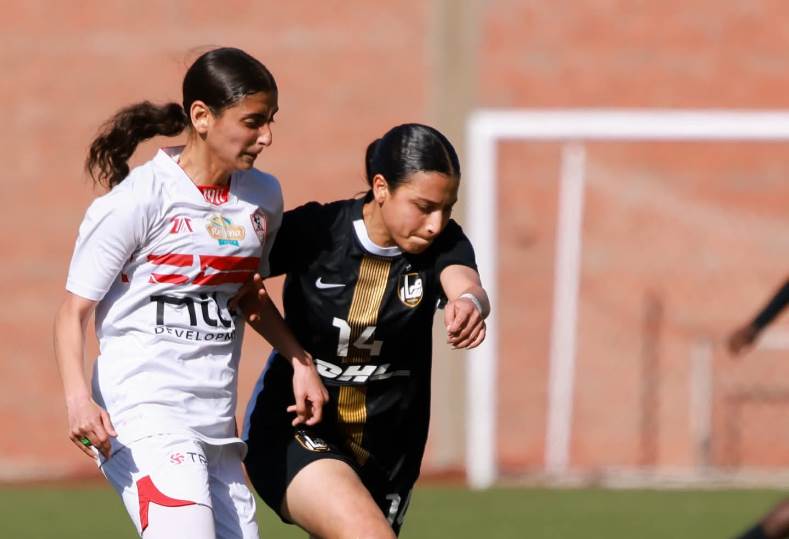 مباراة الزمالك ومسار في دوري الكرة النسائية