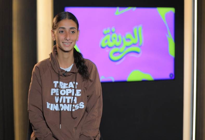 شروق إبراهيم لاعبة نادي الزمالك للكرة النسائية