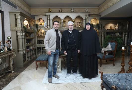 حسن شحاتة وأحمد حسن ووالدة محمد عبد الوهاب
