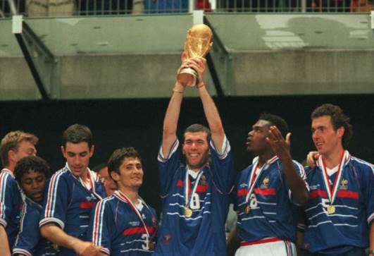 زين الدين زيدان منتخب فرنسا 1998