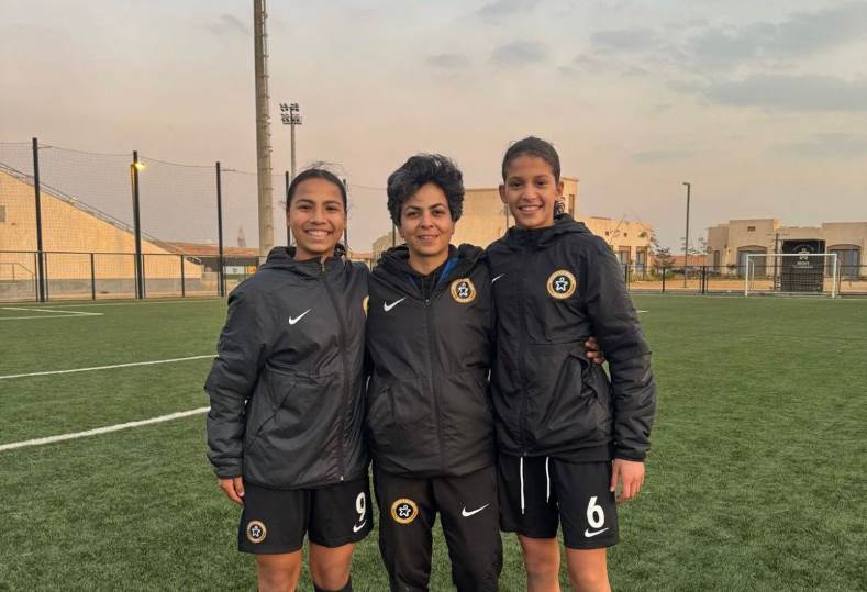 إسراء أسامة مدربة نادي مسار