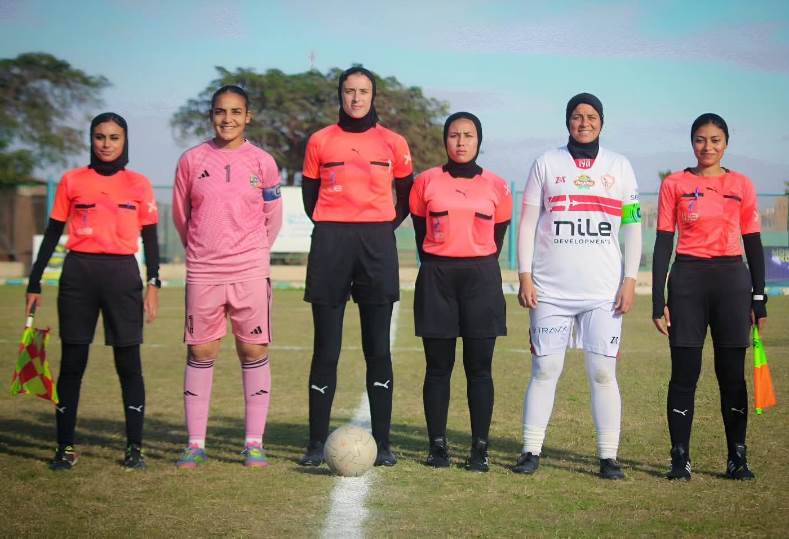 تغريد الشحات قائدة المقاولون العرب وماهيتاب حسني قائدة الزمالك