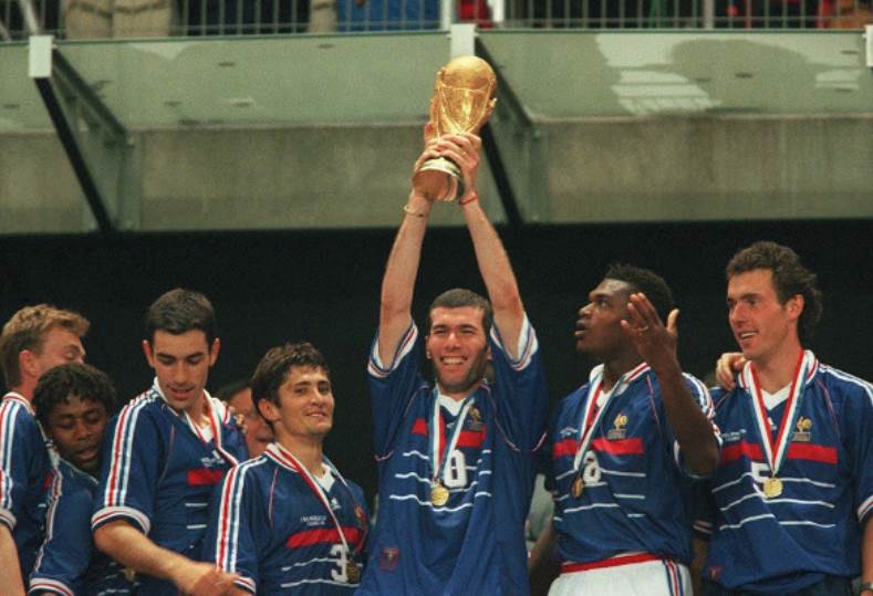 زين الدين زيدان منتخب فرنسا 1998