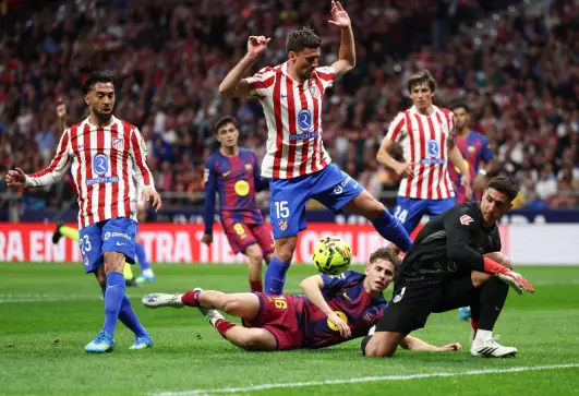 برشلونة وأتلتيكو مدريد