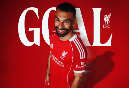محمد صلاح .. الصورة من حساب ليفربول X