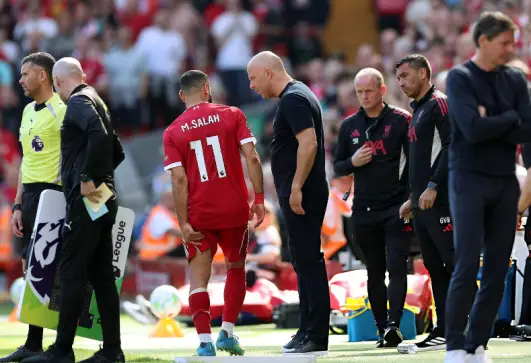 محمد صلاح وأرني سلوت