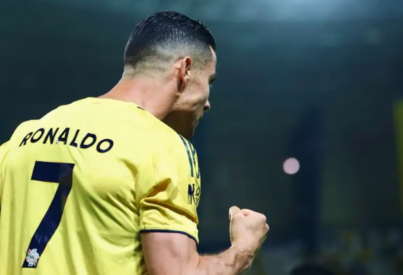 كريستيانو رونالدو في مباراة النصر والنجمة