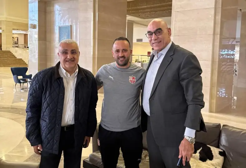 هشام نصر وعمرو أدهم يزوران بعثة شباب بلوزداد