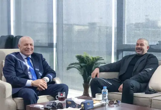 هاني أبو ريدة وأحمد دياب