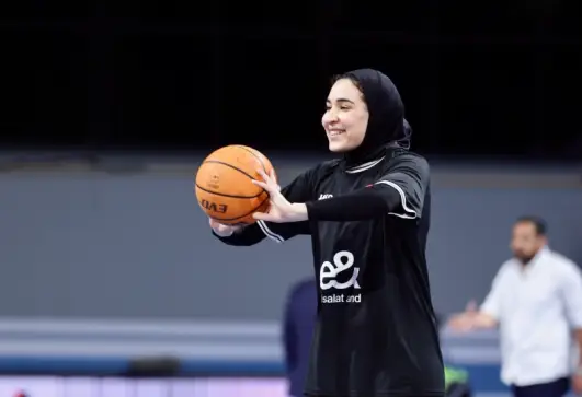  رضوى محمد - لاعبة الفريق الأول لكرة السلة بالنادي الأهلي 