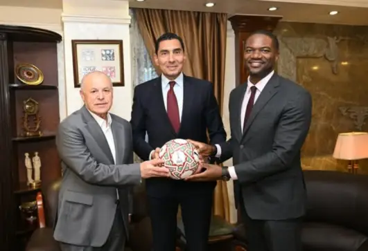 جوهر نبيل و الأمين العام للاتحاد الإفريقي