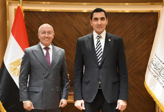 وزير الرياضة و ممدوح الششتاوي