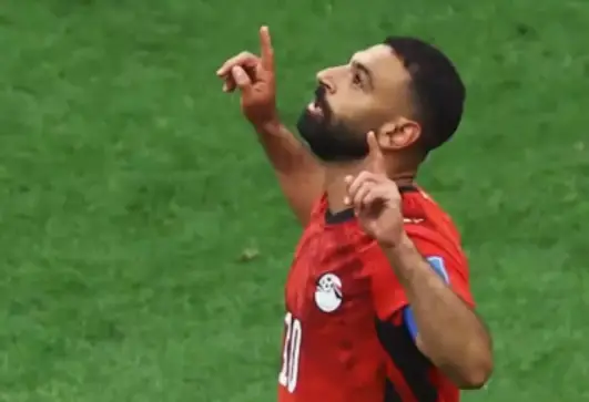 احتفال لاعبي منتخب مصر