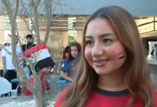 احتفالات اللاعبين والجماهير المصرية