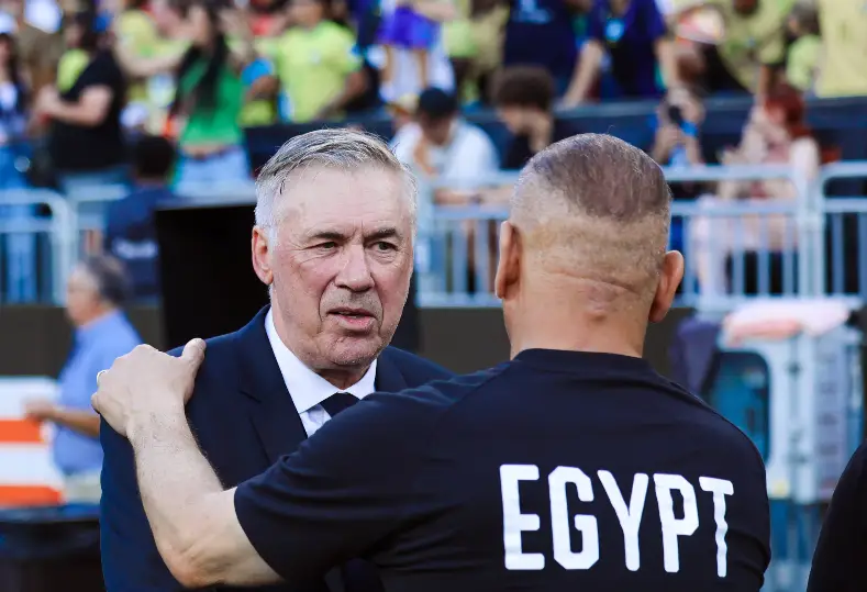 الصالح سبورت : كارلو أنشيلوتي: منتخب مصر قدم أداء جيدا.. ويمتلك لاعبين مميزين بجانب صلاح ومرموش