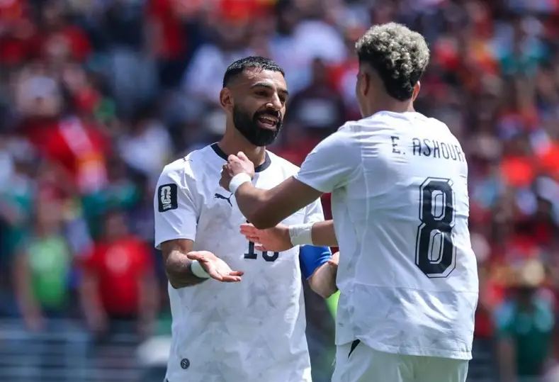محمد صلاح وإمام عاشور