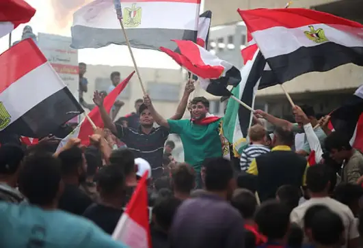 احتفالات الجماهير المصرية 