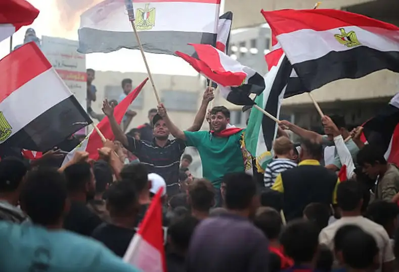 احتفالات الجماهير المصرية 